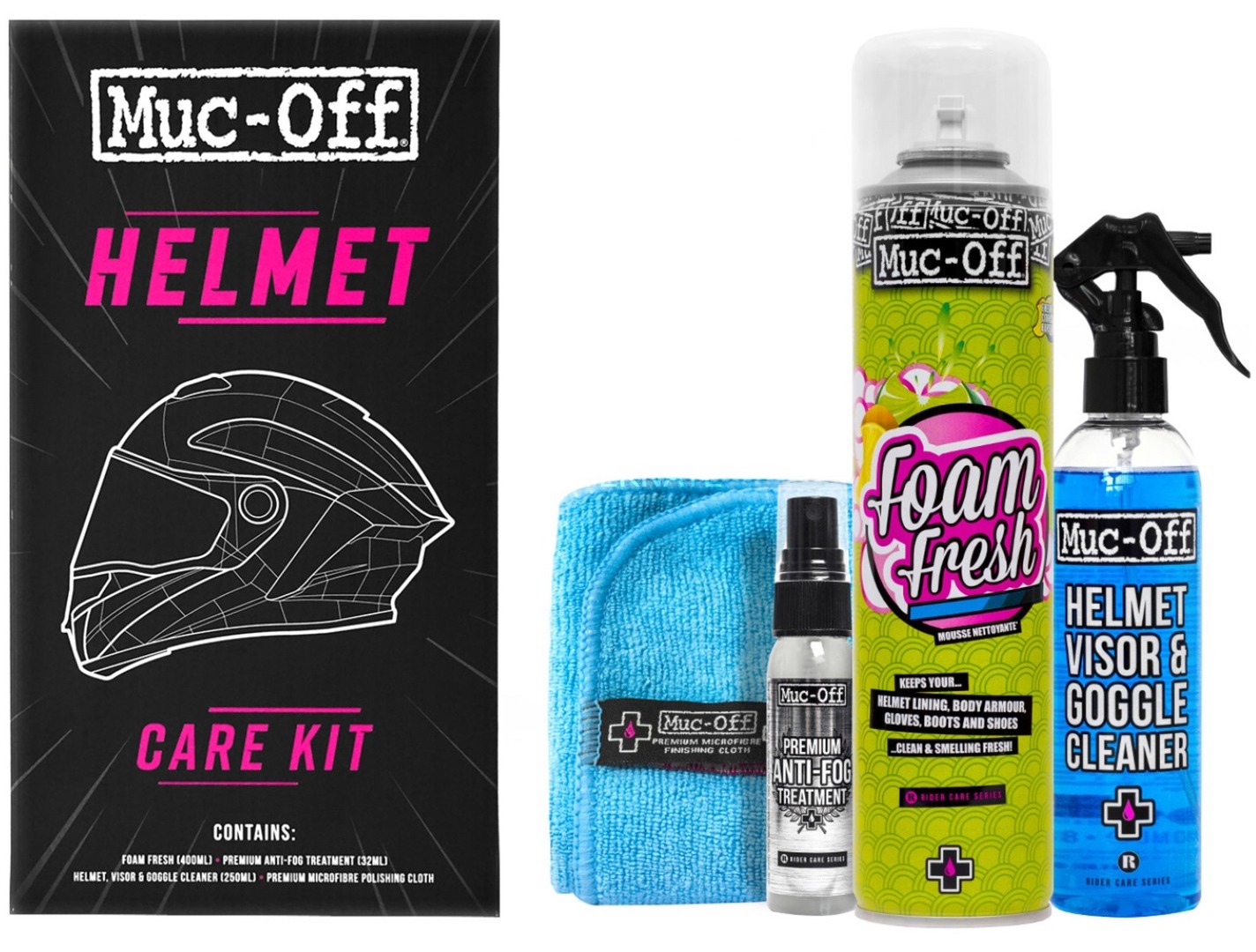 Muc-Off spray anti buée pour visière de casque moto