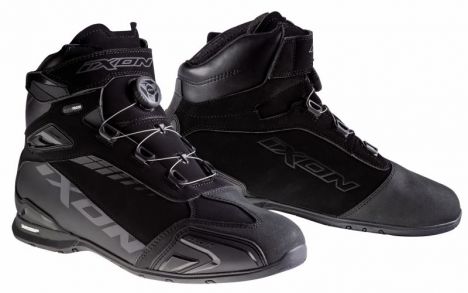 Ixon Bull WP - Les baskets avec semelles Michelin Chaussures-moto-ixon-bull-wp-noir