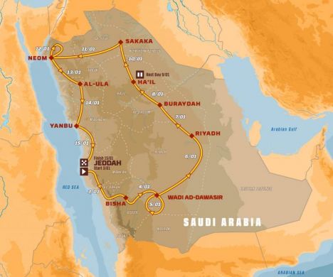 Voici le roadbook du Dakar 2021, COVID ou pas Dakar2021roadbook