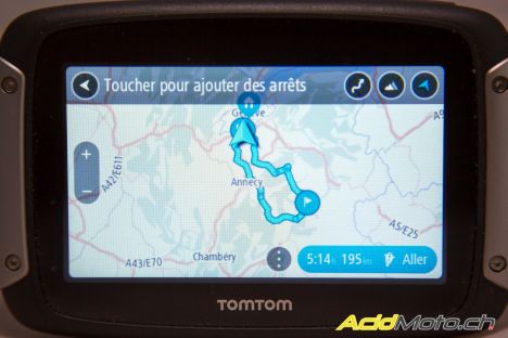 Essai Tomtom Rider 400