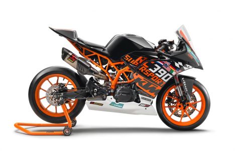 Présentation de la moto KTM RC 390