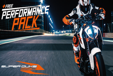 Ktm 1290 super duke on sale r performance pack