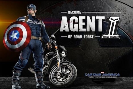 Captain america harley davidson deals street 750