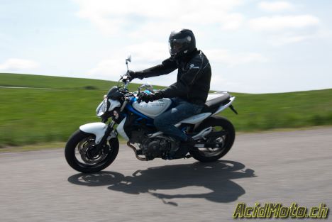 Suzuki Gladius 650 SFV, la moto ludique
