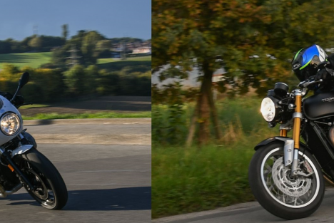 Comparatif BMW Nine T Racer vs Triumph Bonneville Thruxton R - Les Café Racer européens envoient du lourd