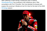 MotoGP - Fracture de la clavicule pour Dovisiozo