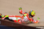 Rossi chute à Laguna Seca - Une chute sans gravité