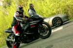Drag: GSX-R 1000 contre Hayabusa 1300 et Skyline GTR