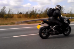 La Daytona 675 2012 prise en plein roulage