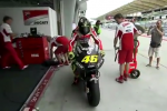 La vidéo de Valentino Rossi aux tests de Sepang
