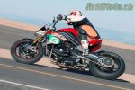 Une Triumph Speed Triple à Pikes Peak