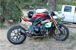 Une Triumph Speed Triple à Pikes Peak