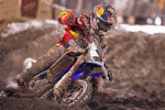 Le pilote Yamaha James Stewart est prêt pour la manche d'Indianapolis