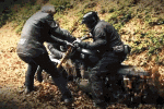 Transpyrenäica Rally, quatre aventuriers en Triumph Scrambler