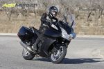La Triumph Trophy 1200 surprise dans la nature espagnole