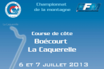 27e Course de côte de Boécourt, les 6 et 7 juillet 2013 