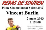 Repas de soutien pour Vincent Buclin