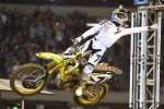 James Stewart remporte sa première course devant 68'987 spectateurs au Georgia Dorne
