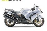 Kawasaki présente la ZZR1400 équipée de suspensions Öhlins