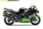 Kawasaki présente la ZZR1400 équipée de suspensions Öhlins