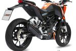 Mivv présente 3 silencieux pour les KTM Duke 125 et Duke 200