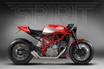 Un café racer à base de KTM LC8