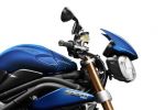 Triumph ajoute un coloris à sa Speed Triple, un bleu océan mat