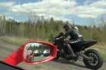 Suzuki Hayabusa versus Ferrari 458 Italia, quelle claque !