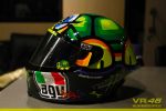 Le casque de Rossi spécial Mugello 2013