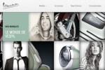 Le site du fabricant de scooters italiens Vespa fait peau neuve
