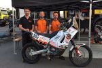 Dakar 2015 - Damien Udry #144 - Seul pilote suisse en catégorie moto !