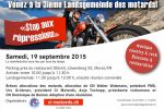 3ème Landsgemeinde des motocyclistes de la FMS &quot;Stop aux répressions&quot;  - Samedi 19 septembre 2015
