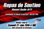 Repas de soutien de Vincent Buclin, le 27 juin 2015 à Commugny