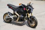 Une Honda MSX motorisée par le Superquadro de la Ducati 1199 Panigale R