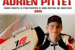 Moto2 CEV Adrien Pittet - Un repas de soutien le 20 novembre 2015