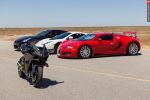 Quand la Kawasaki H2R se mesure à des supercars
