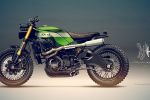 Une Kawasaki Scrambler sur base de ZX-10R signée Holographic Hammer