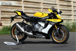 Une Yamaha R1 et un Yamaha T-Max 530 &quot;60th anniversary&quot; par AD Koncept