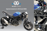 Une ligne complète d&#039;accessoires Gilles.Tooling pour la Suzuki SV650 2016