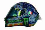 Des couleurs et des symboles mexicains sur le casque de Valentino Rossi