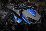 Kawasaki Z1000 Pearl Storm Gray / Candy Surf Blue 2018 - Du vert au bleu 