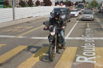 Genève - Une nouvelle voie de bus s&#039;ouvre aux motos sur la route de Ferney