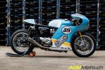 Triumph Thruxton &quot;Phantom Blaze&quot; by Mellow Motorcycles