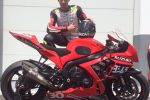 Michaël Savary et sa Suzuki Virus gagne une manche du Championnat suisse à Magny-Cours