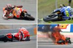 981 chutes pour la saison 2014 de MotoGP ! 118 de plus qu'en 2013 !