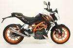 Deux silencieux Giannelli pour la KTM Duke 390