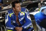Randy de Puniet se blesse au guidon de la Suzuki de MotoGP