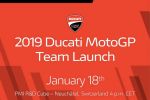Le lancement du team Ducati MotoGP 2019 se fera en Suisse