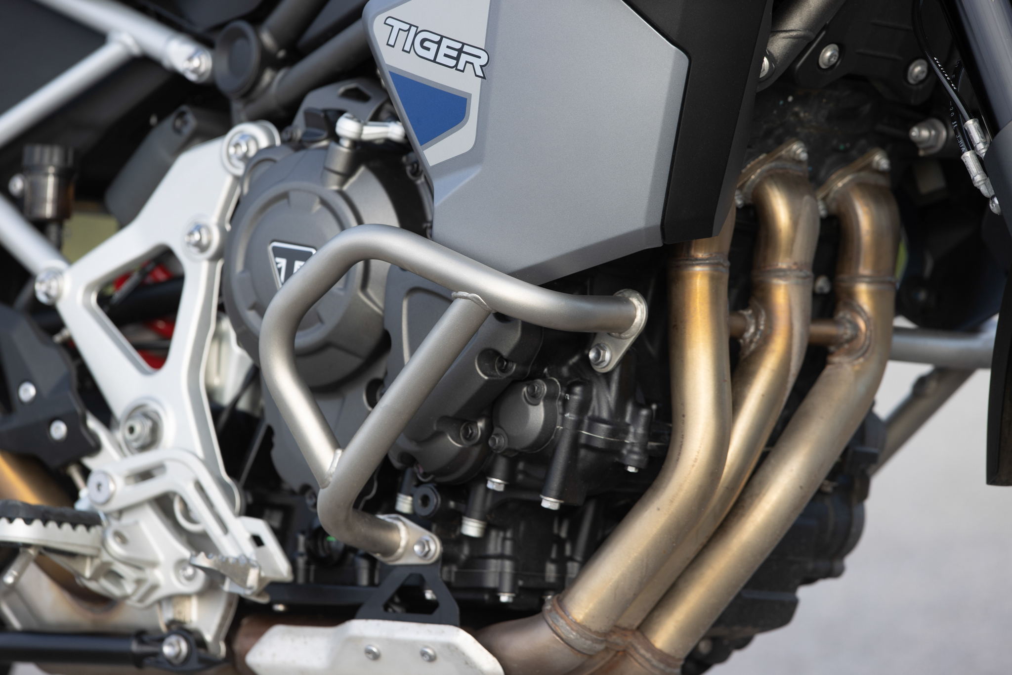 Triumph Tiger 900 inférieur moteur Étrier de protection 