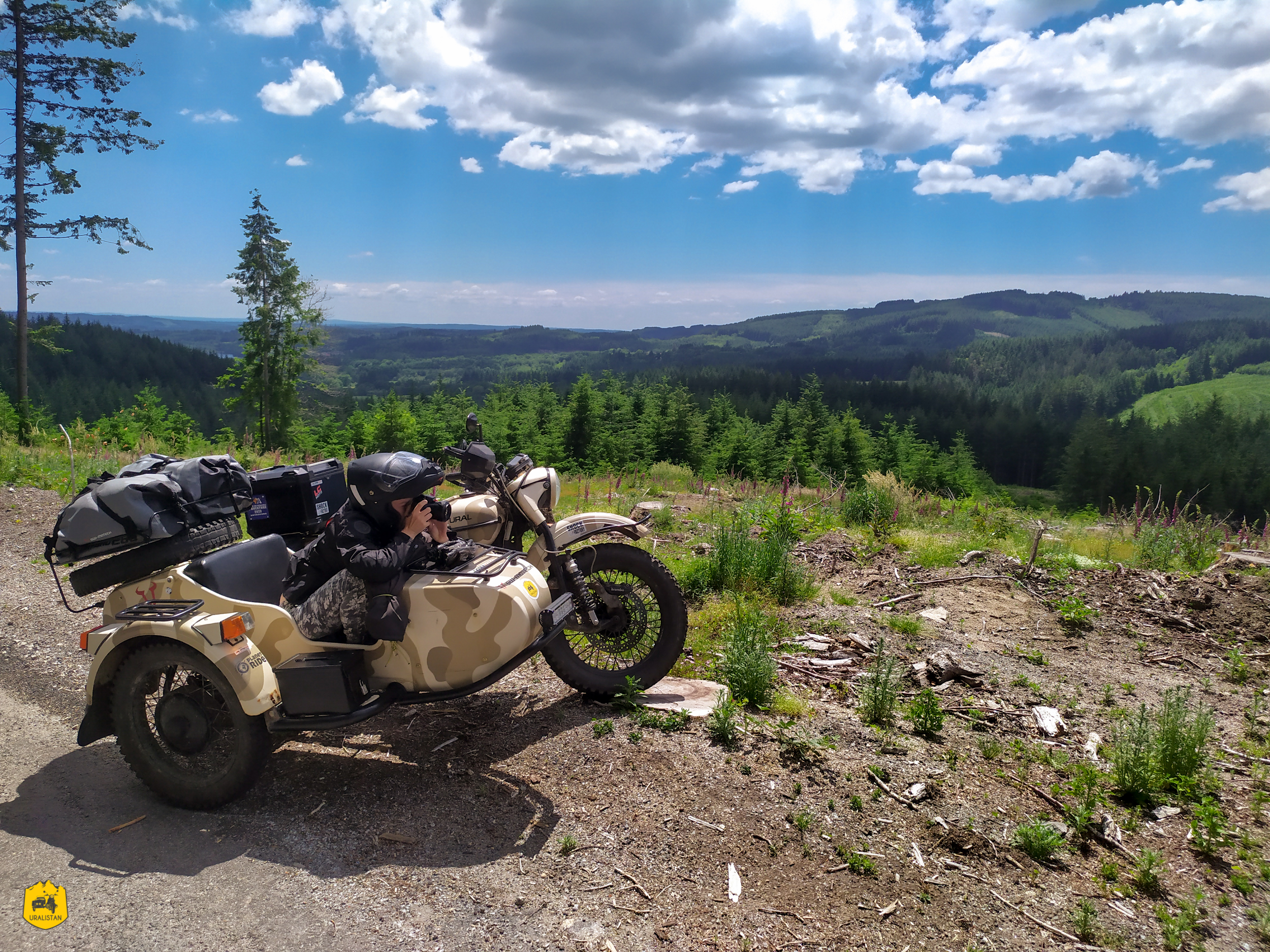 Road-trip en sidecar, Plateau de Millevaches - Uralistan